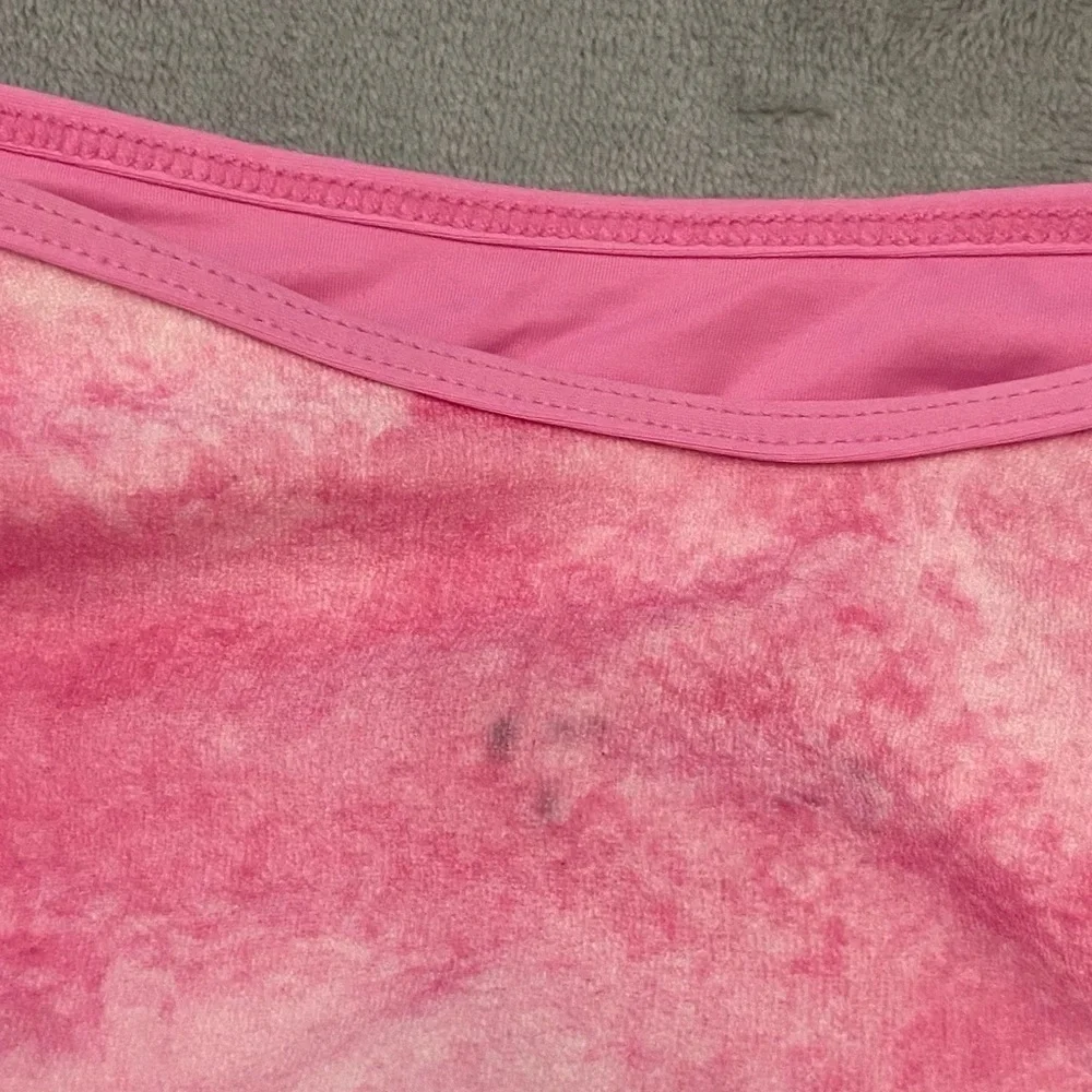 New! Frankie’s Bikinis Pink Anne Terry Full Coverage Bikini Bottom 24112